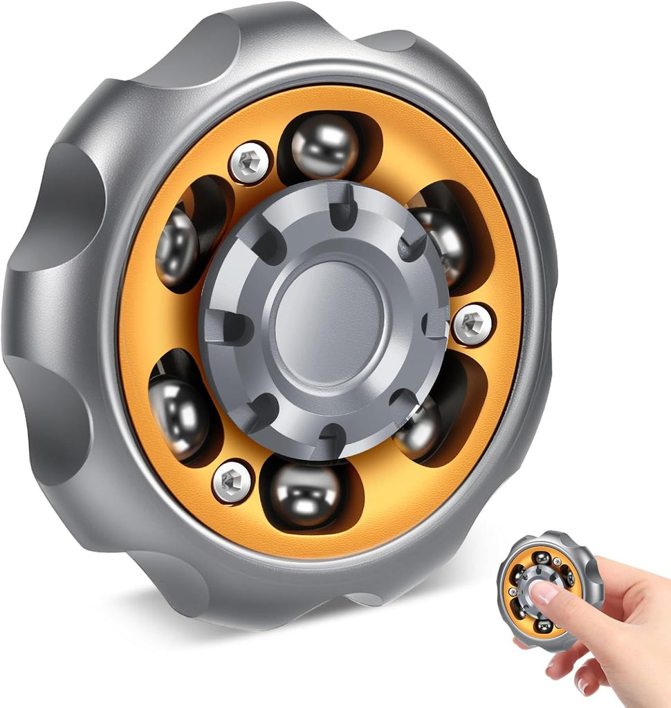 Metal Precision Fidget Spinner - Anxiety Rotator & Restless Fidget Toy, Stress-Relief Tool
