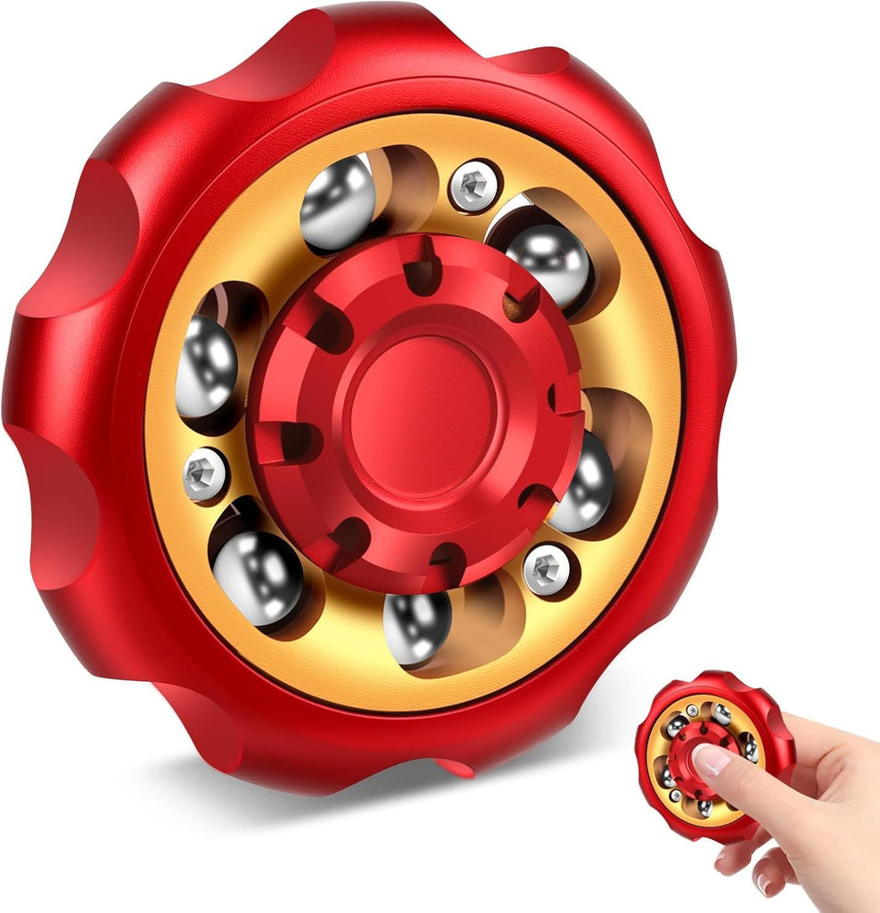 Metal Precision Fidget Spinner - Anxiety Rotator & Restless Fidget Toy, Stress-Relief Tool
