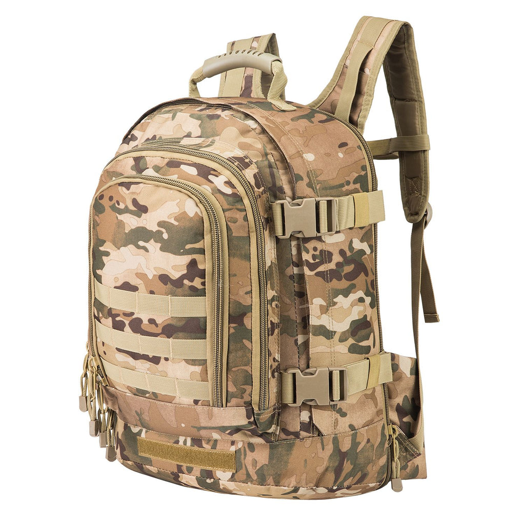 Military Bug Out Bag Expandable Backpack Tactical Daypack With Waist Strap for Outdoor Hiking Hunting
