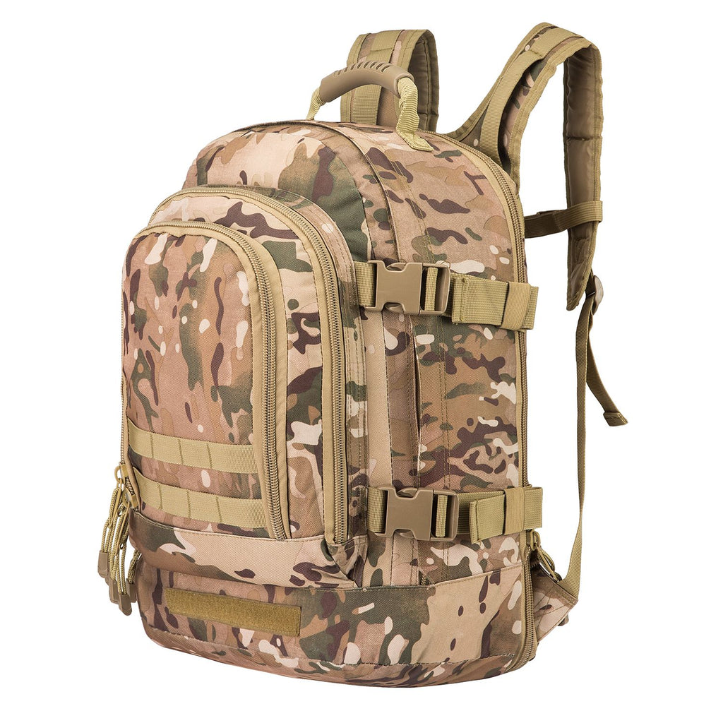Military Outdoor Backpack Expandable Backpack Tactical Daypack With Waist Strap for Hiking Hunting Outdoor