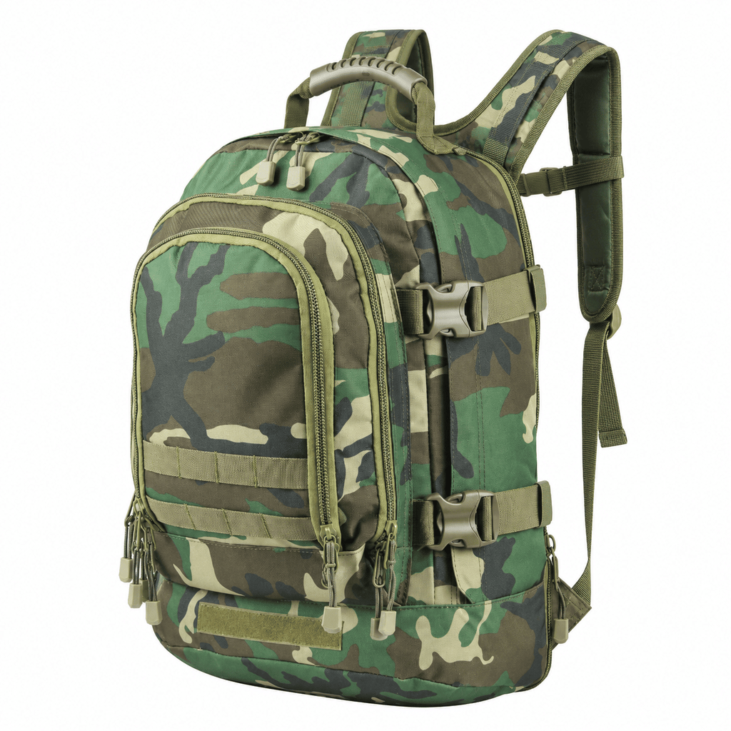 Military Outdoor Backpack Expandable Backpack Tactical Daypack With Waist Strap for Hiking Hunting Outdoor