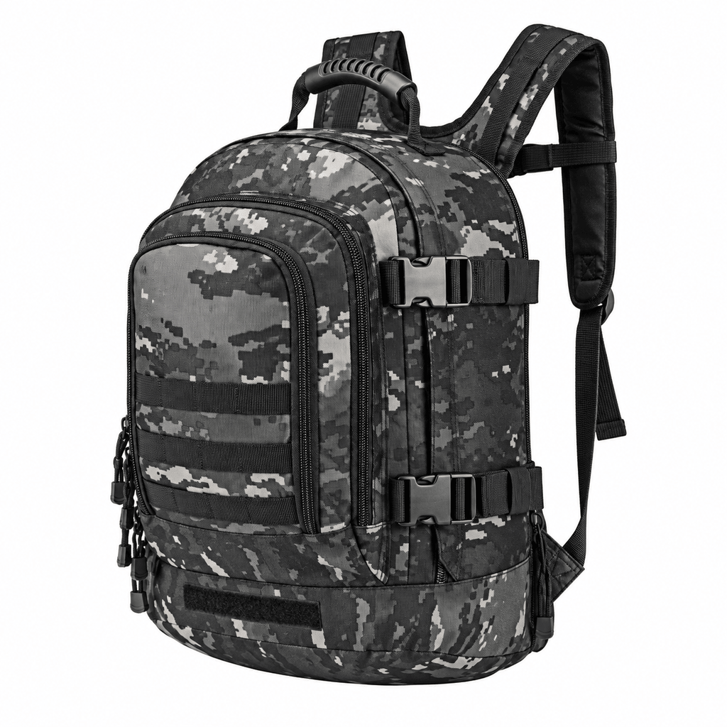 Military Outdoor Backpack Expandable Backpack Tactical Daypack With Waist Strap for Hiking Hunting Outdoor