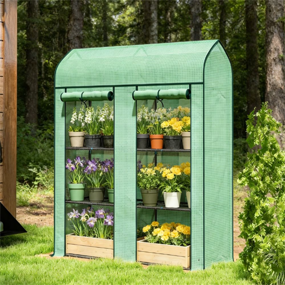 Mini greenhouse, portable greenhouse, green