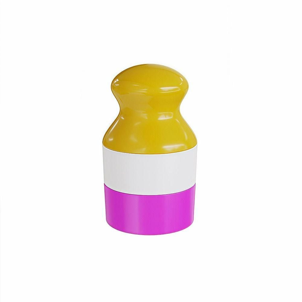 Mini Massage Roller Ball Bottle, Reusable PP Plastic Refillable Roll On Container for Travel Skincare & Body Oil