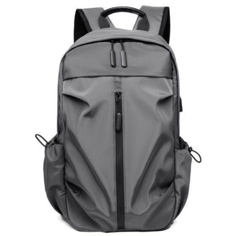 Minimalist Casual Business Backpack, Anti-scratch Soft Nylon Daypack with Padded Shoulder Straps