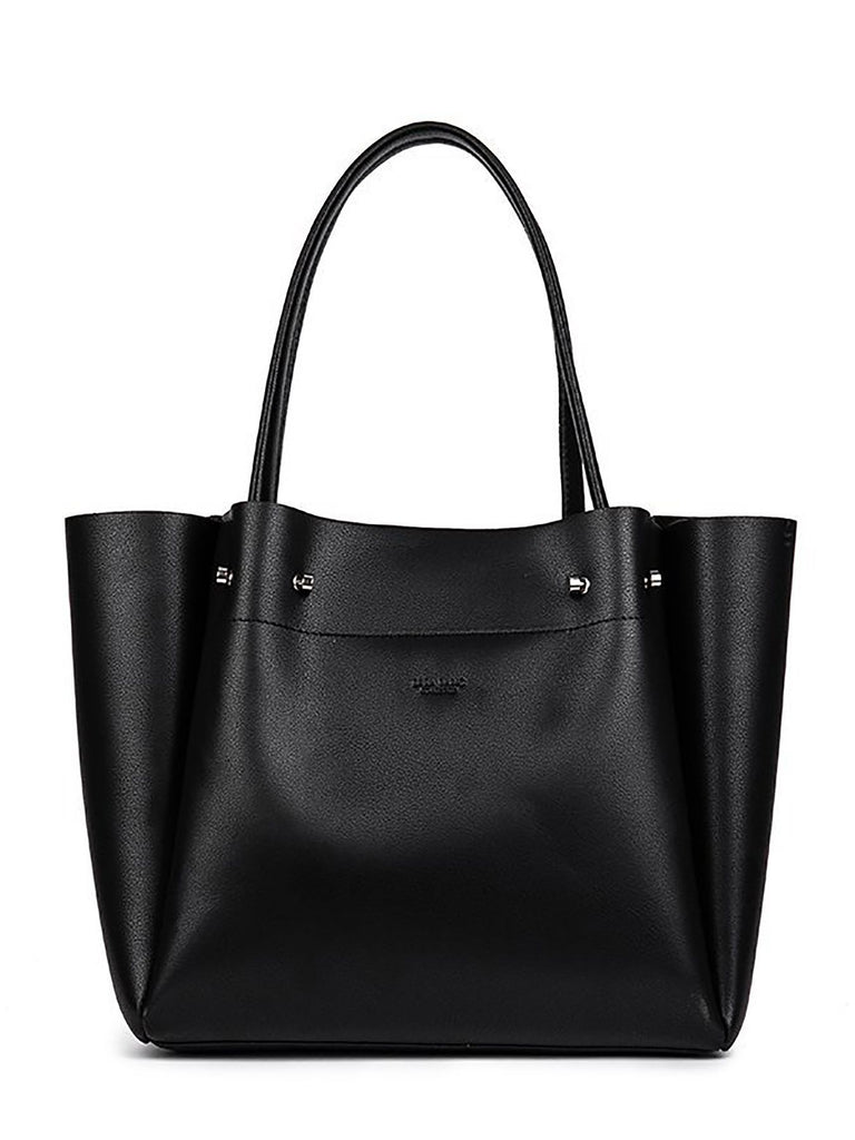 Minimalist Commuter Tote Bag, Large-Capacity Business Single-Shoulder Handbag.