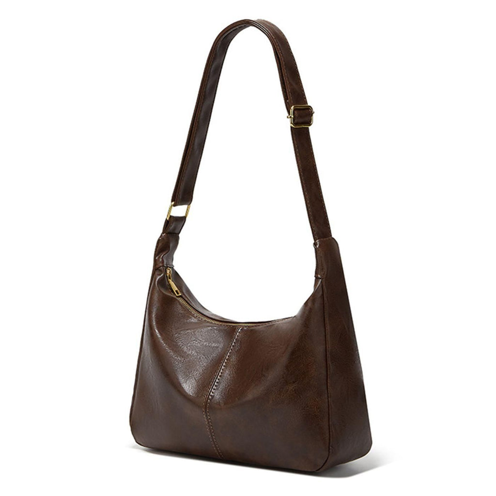 Minimalist Large Capacity Hobo Bag, Casual Adjustable Strap Crossbody Purse for Work Travel
