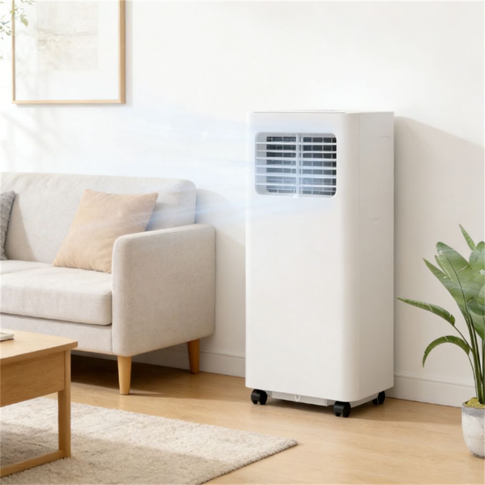 Mobile air conditioner, cooling device, white