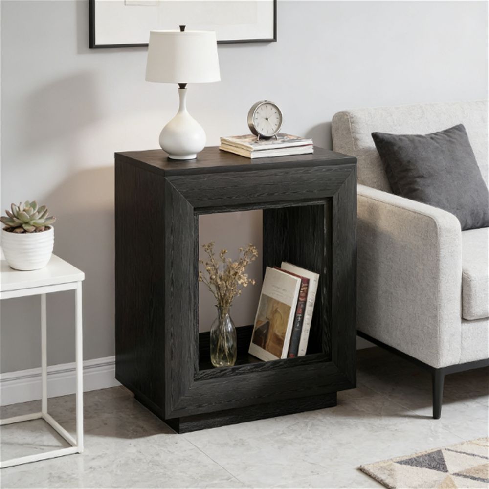Modern coffee table, square edge table, bedside table, sofa table