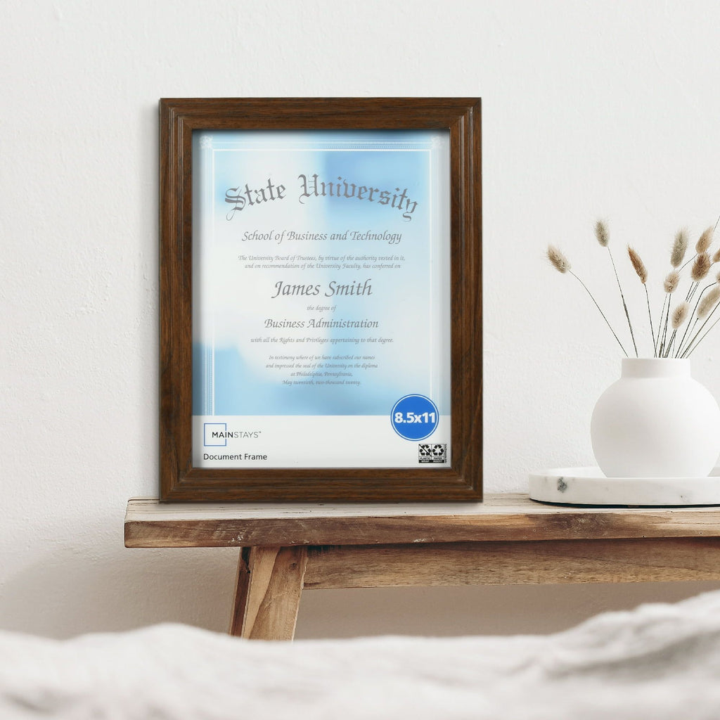Molded Document Certificate Picture Frame