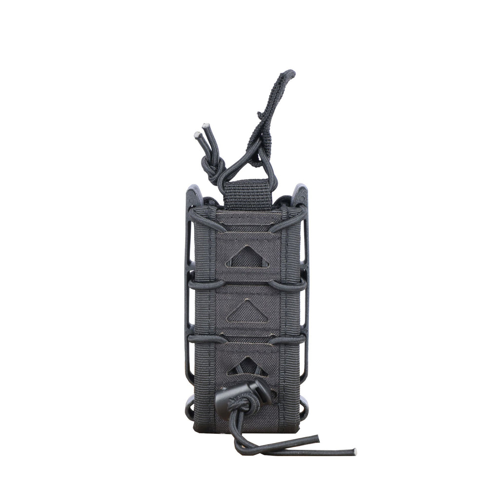 MOLLE Flashlight Holder Utility Tool Pouch with Adjustable Bungee Retention