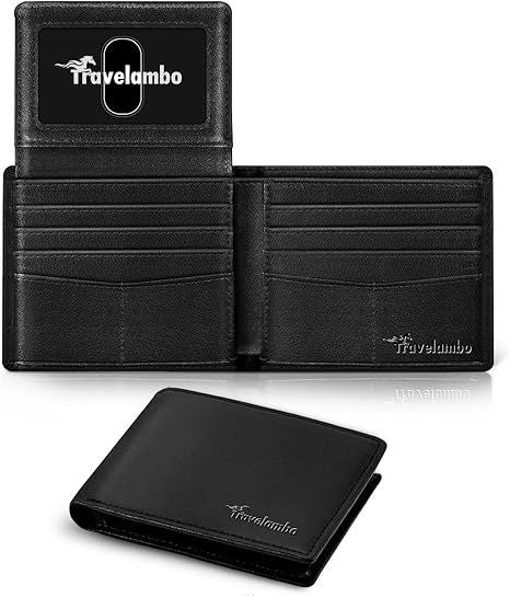 MOORGATE Slim Card Holder - Minimalist Leather Wallet, RFID Blocking Sleeve, Fits Front Pocket, for Men and Women