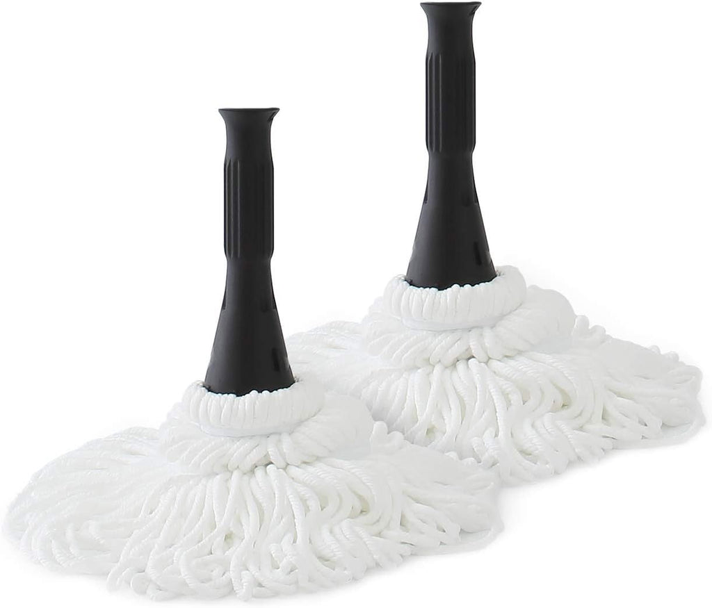 Mop Model No.: FZ-02-2020/FZ-02-2019 Replacement Head, 2pcs Microfiber Mop Pads for Eyliden Twist Mops, Floor Cleaning Mops Head(Not Include Handle), Suitable for Any Surfaces (2pack Heads)
