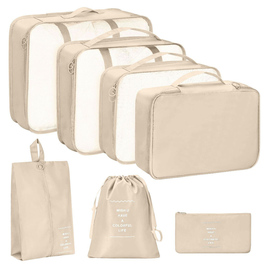 Multi specification travel packaging and storage bag, waterproof and wear-resistant, clothing, shoes, underwear classification and storage set