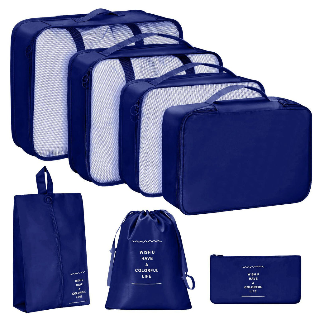 Multi specification travel packaging and storage bag, waterproof and wear-resistant, clothing, shoes, underwear classification and storage set