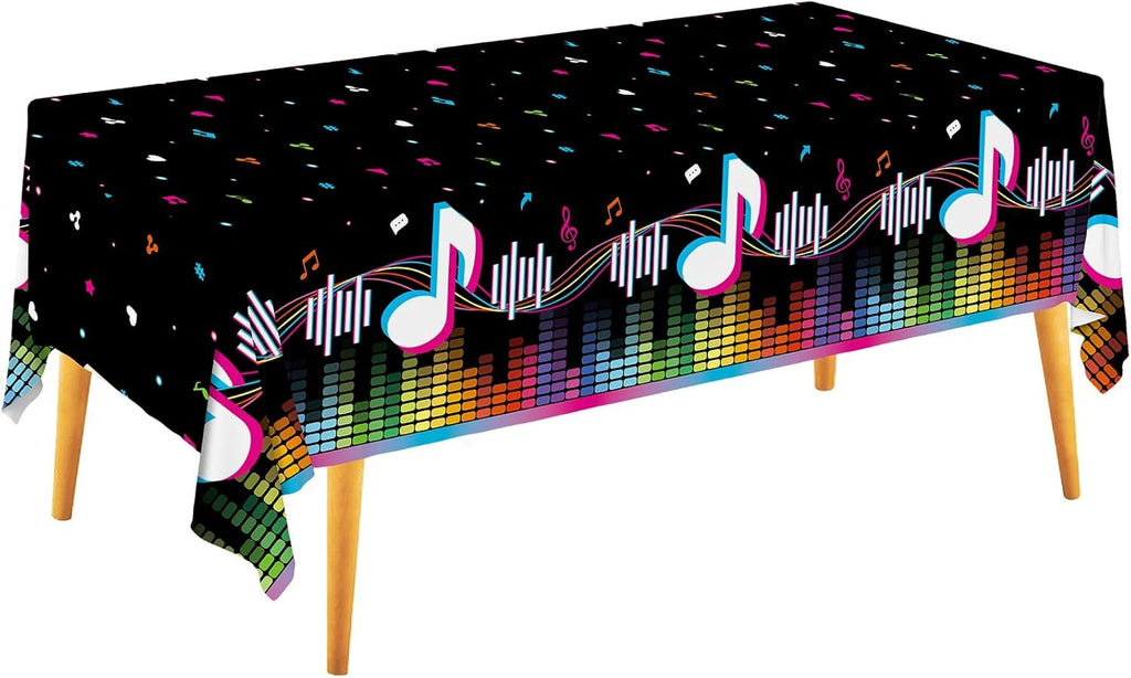 Music Party Disposable Tablecloth