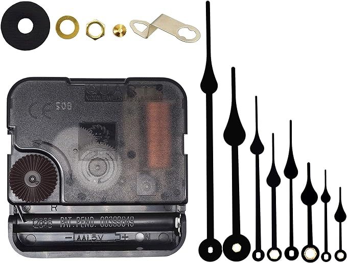 nclude Hands Quartz DIY 12888 Wall Clock Movement Mechanism Battery Operated DIY Repair Parts Replacement