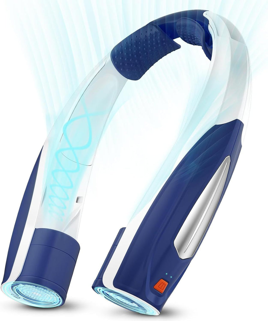 Neck Fan, 6 Speeds Adjustable Portable Personal Fan Rechargeable, Faster Cooling Wearable Fan, Ultra Quiet for Home, Office, Travel, Outdoor
