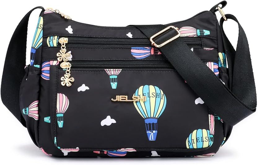 New Fashion Middle-Aged & Elderly Women's Casual Nylon Oxford Crossbody Bag, Multi-Functional Shoulder Bag For Mom