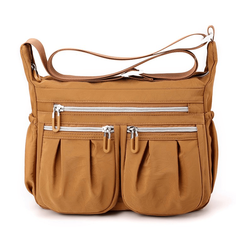 NICOLE & DORIS Women's Cross-body Bags Casual Shoulder Bag Multi Pocket Fashion Satchel Bag Nylon Side Bag