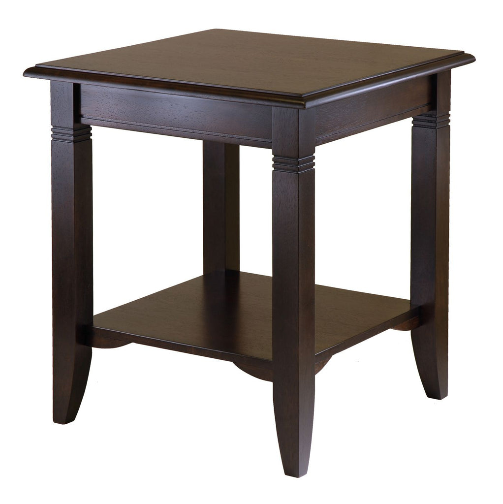 Nolan End Table Walnut Finish