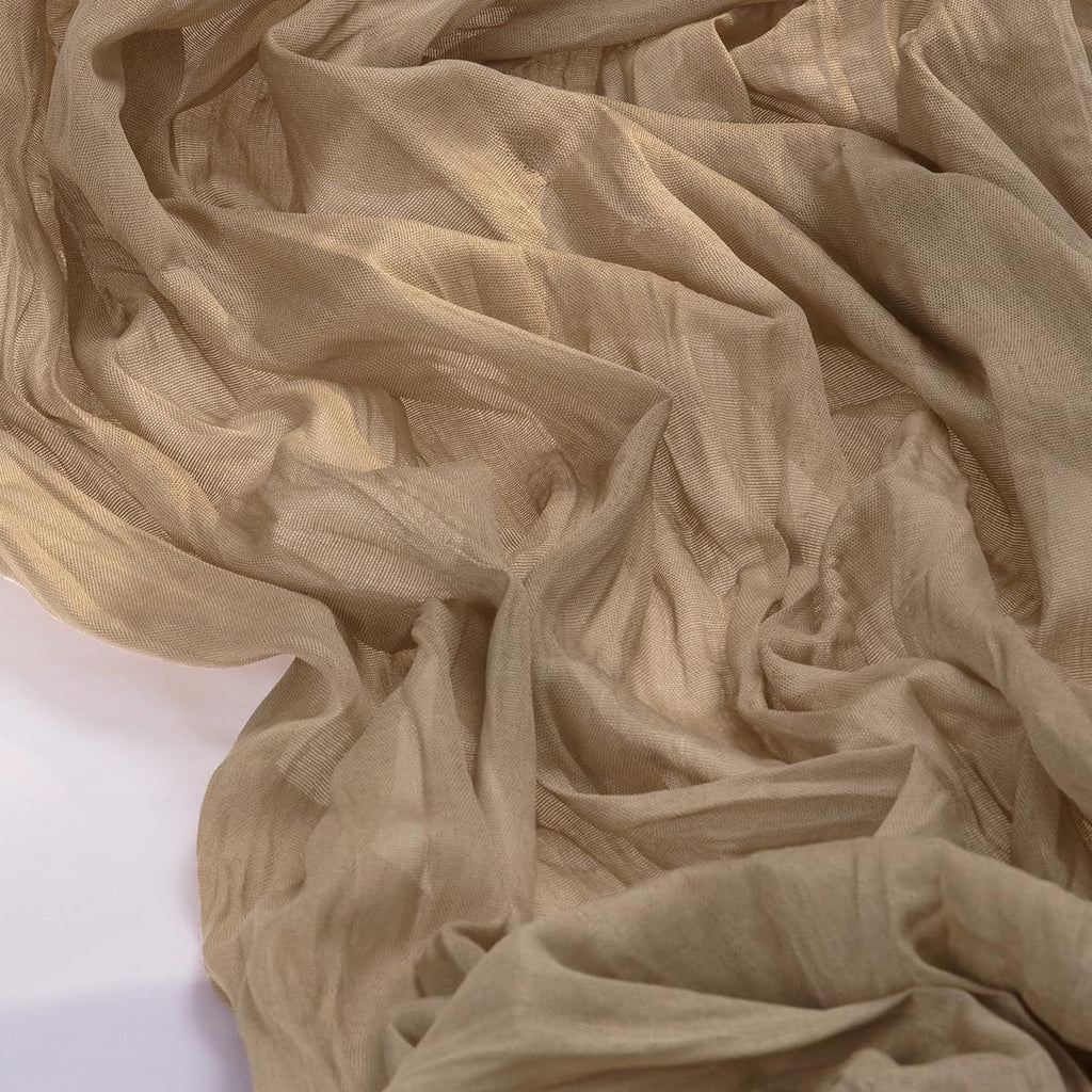 Nude Brown Cheesecloth Table Runner Fall Thanksgiving Boho Rustic Gauze 120 inch 10FT Cheese Cloth Runner for Wedding Party Baby Shower Birthday Home Decor Holiday Decorations
