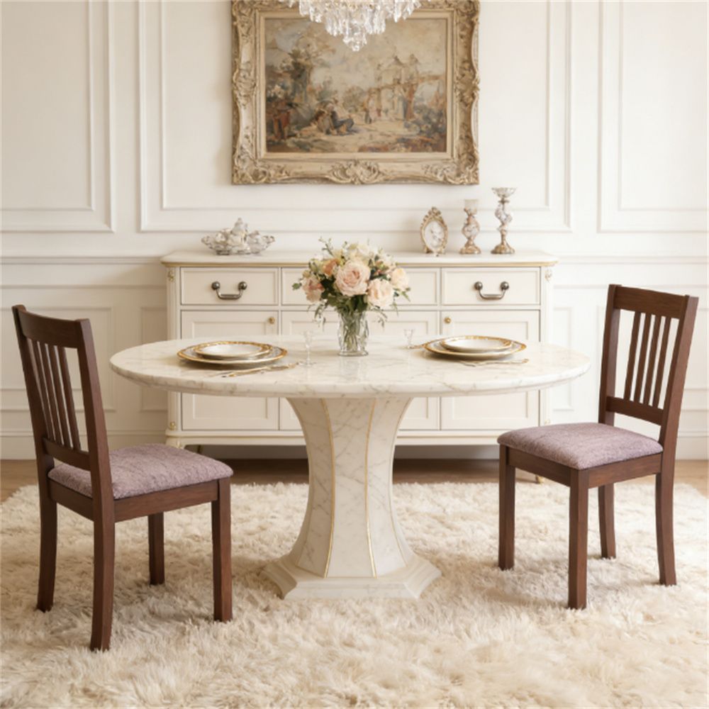 One set of two dining chairs, kitchen chairs, living room chairs, suitable for dining and living rooms, brown
