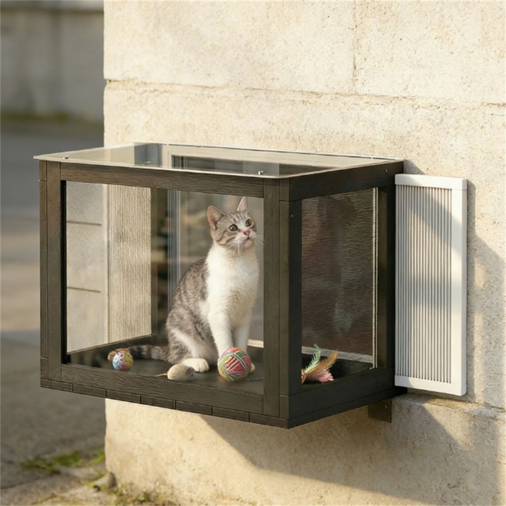 Outdoor cat house, cat shelter, cat nest