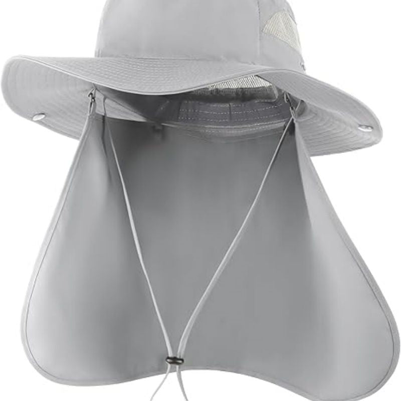 Oversize UV Fishing Sun Hat for Big Heads  Quick Dry Boonie Hats,Large Cooling Safari Hats with Strap