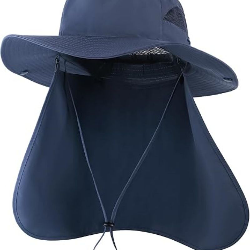 Oversize UV Fishing Sun Hat for Big Heads  Quick Dry Boonie Hats,Large Cooling Safari Hats with Strap