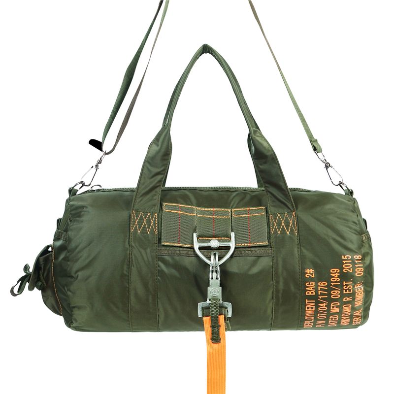 Parachute Buckles Hook Tactical Duffle Bag Military Bag Small Tactcial Gym Bag for Camping Hunting