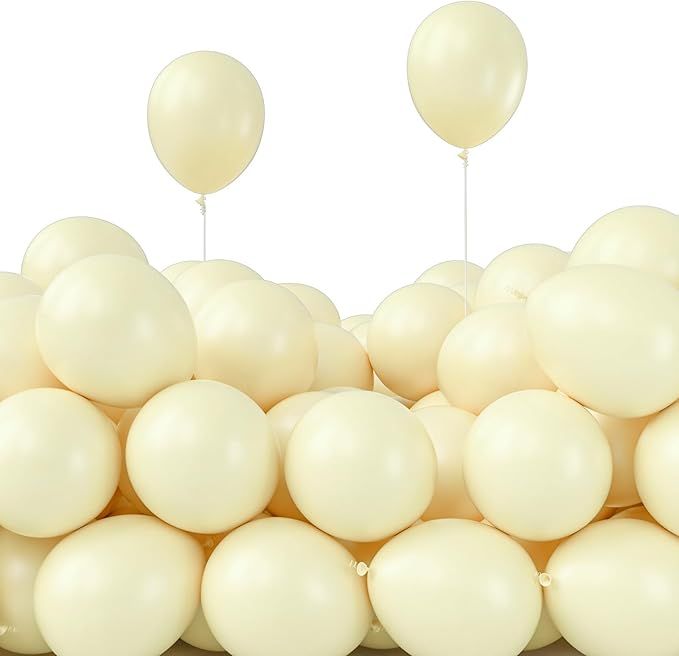 Pastel Yellow Balloons