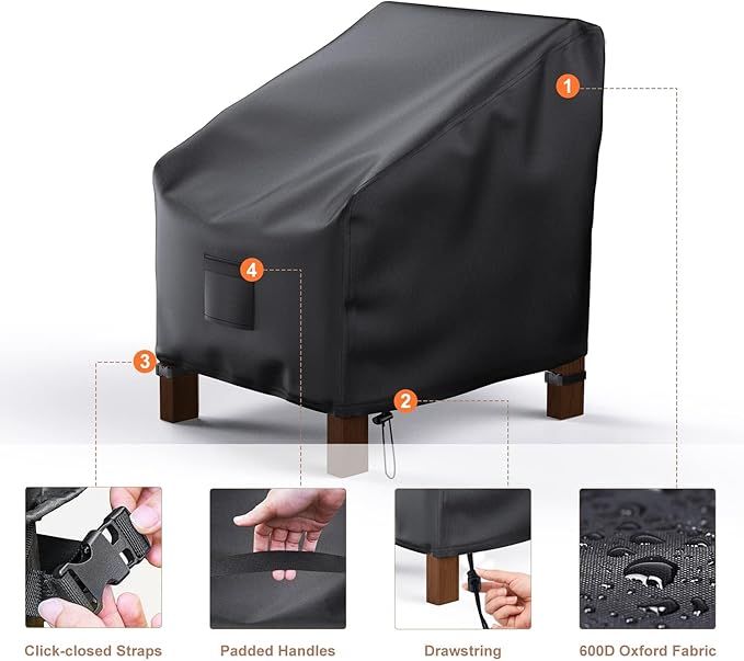 Patio Chair Covers Waterproof Mrrihand Lounge Deep Seat Cover