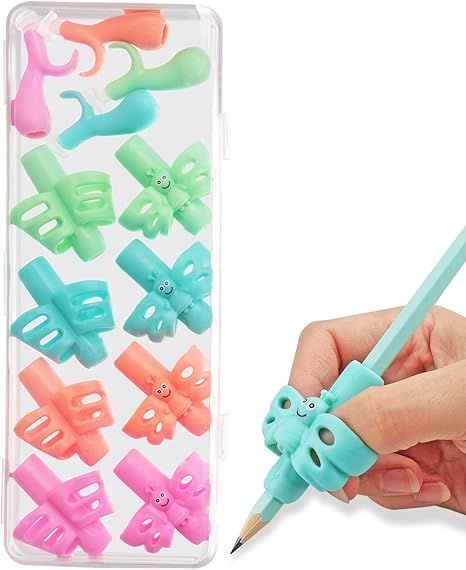 Pencil Grips for Kids Handwriting gripper Pencil Holder Posture Correction Training Writing AIDS for preschooler Kids toddler Children