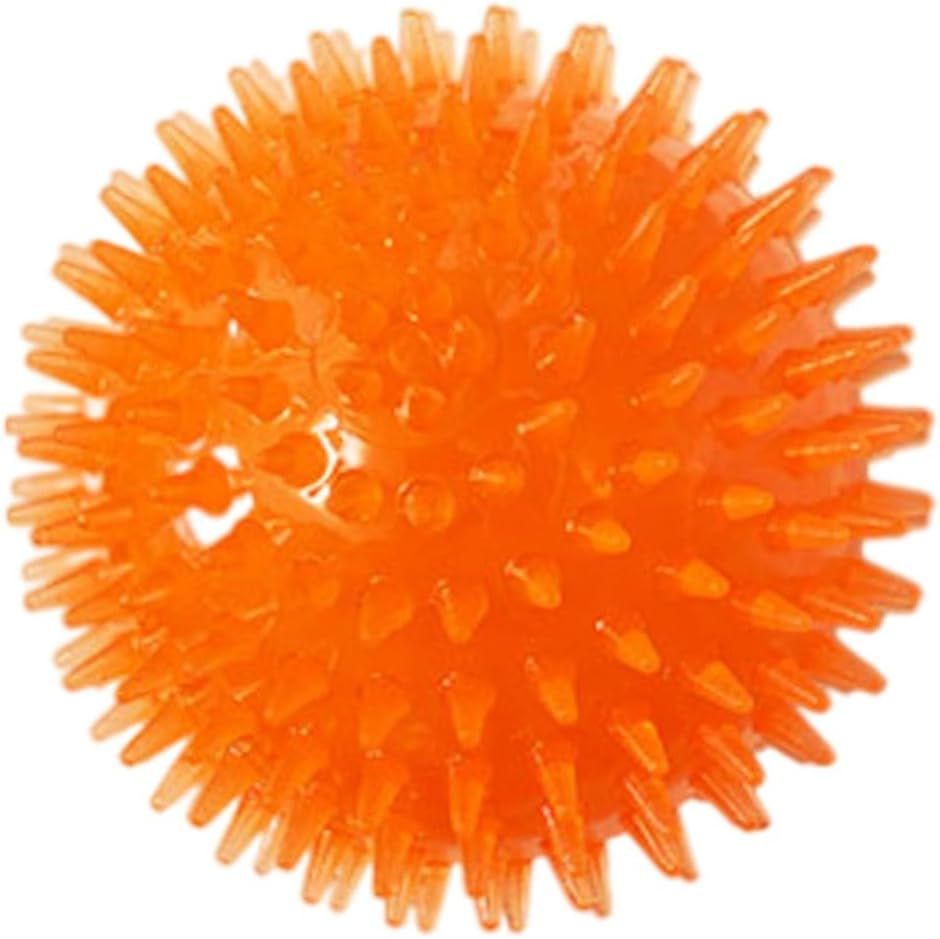 petizer 3-Pack 3.5' Squeaky Dog Toy Balls, Floating Dog Pool Balls, Spiky Dog Balls Water Toys, Durable Interactive Fetch Toys for Puppy, Dog Chew Toys for Teething (3.5", Medium/Large Dog)