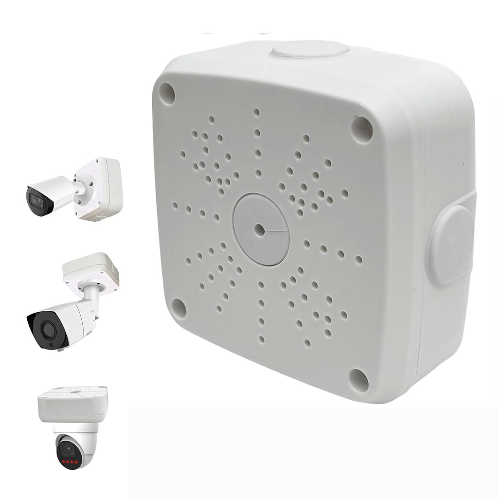 Plastic Junction Box,Rainproof Dustproof, Junction Box, Universal Electrical Enclosure, Outdoor and Indoor Usage Project Box Security Camera Bracket (115 * 115 * 50mm)