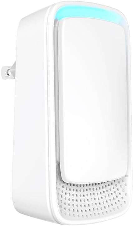 Plug In Air Ionizers  Negative Ion Technology Air Purifier  Quiet Operation Air Freshener for Home Bedroom Office Garage Room  Portable Air Purifiers Odor Pets Smell  Air Cleaner White 1 Pack