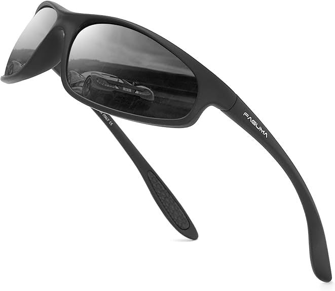 Polarized Sports Sunglasses For Men Cycling Driving Fishing UV400 Protection