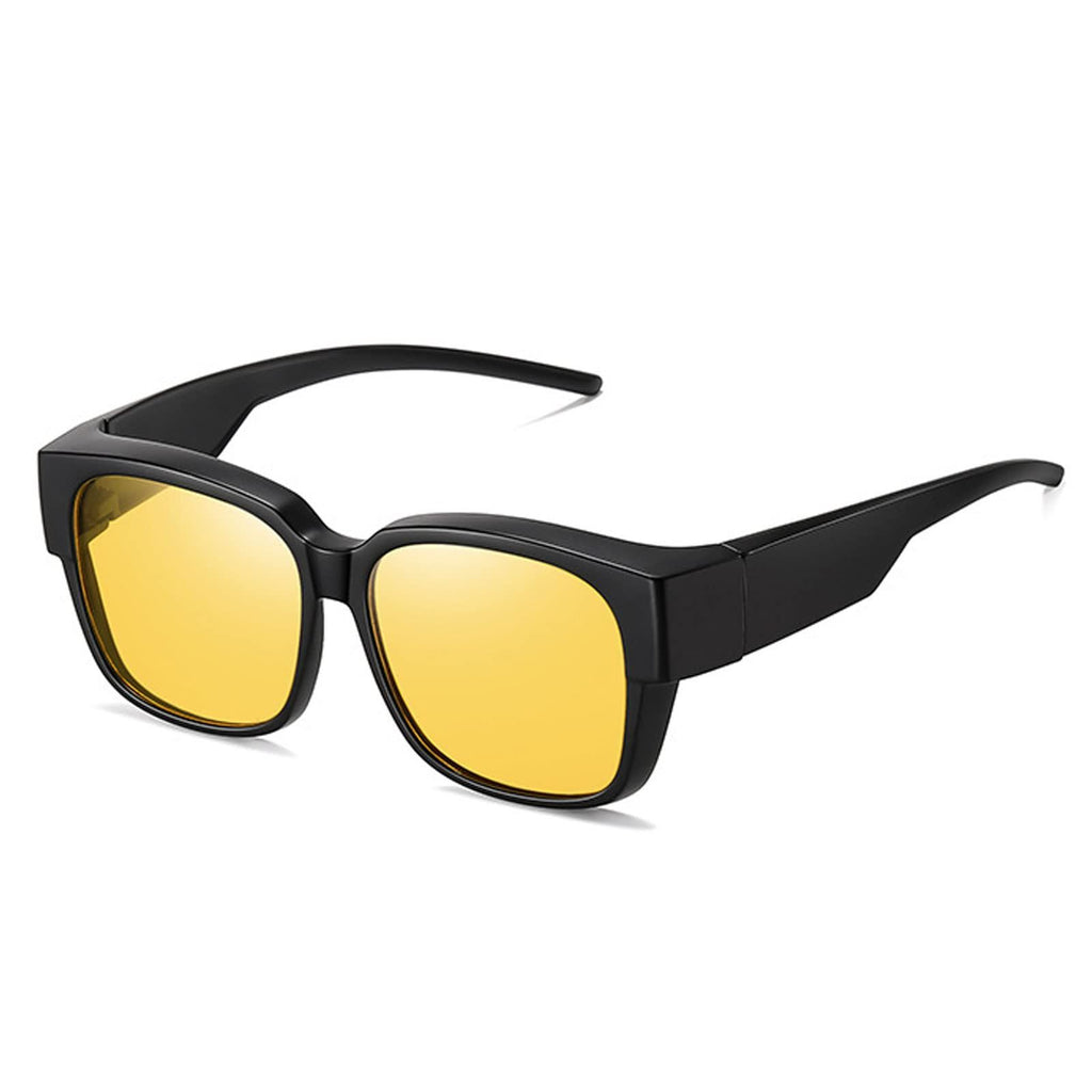 Polarized Wrap Around Sunglasses Fit Over Prescription Glasses for Men Women