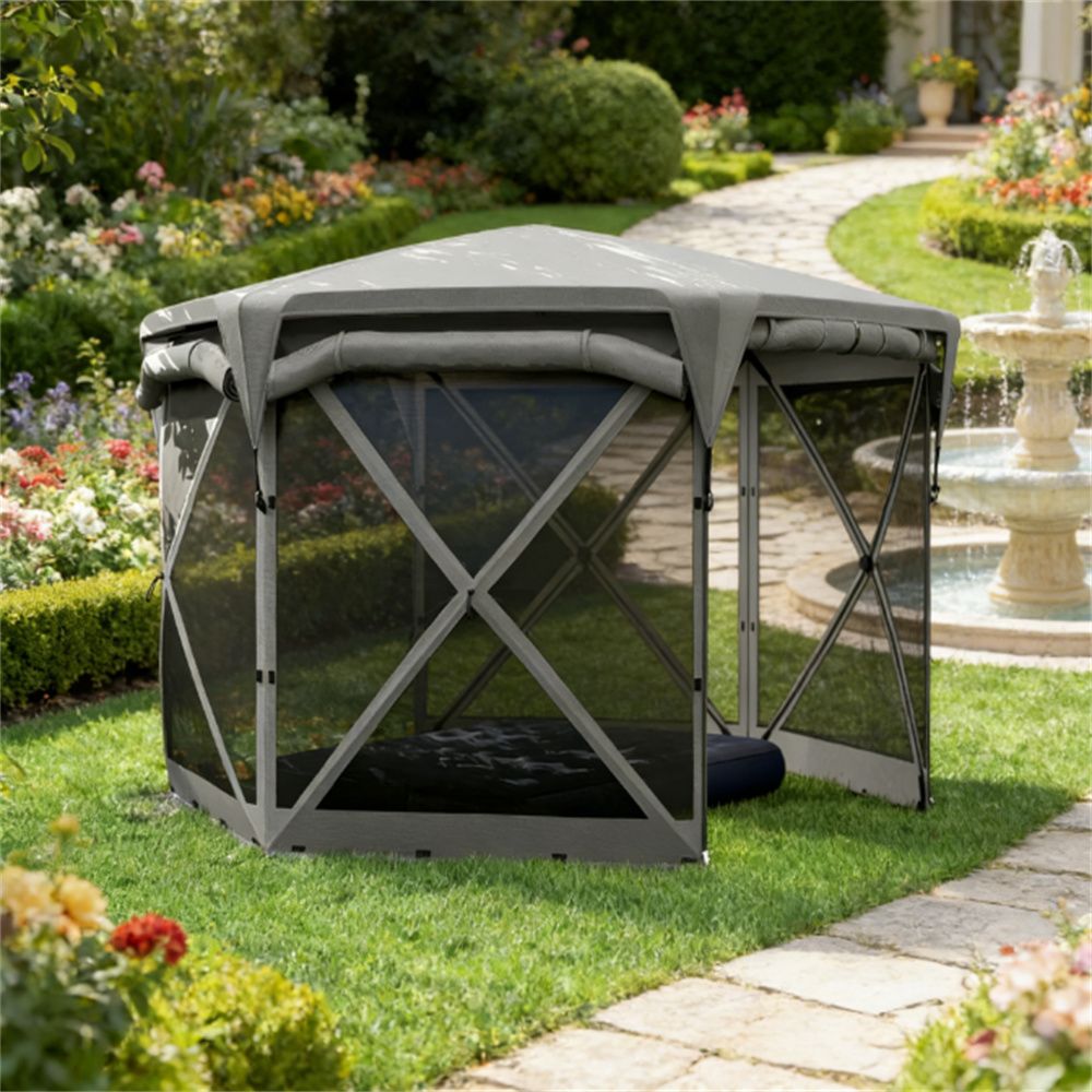 Pop up sunshade, pavilion, carport, dark gray