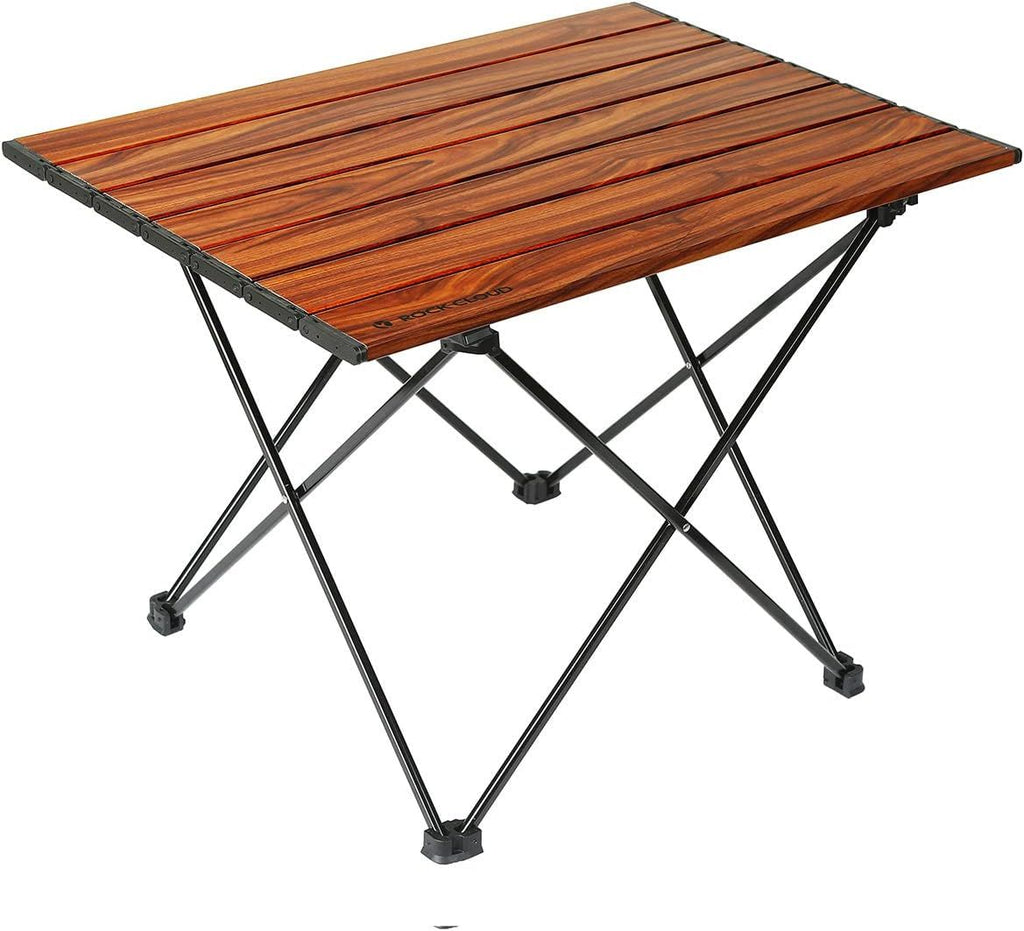 Portable Camping Table Ultralight Aluminum Camp Table Folding Beach Table for Camping Hiking Backpacking Outdoor Picnic, Size M