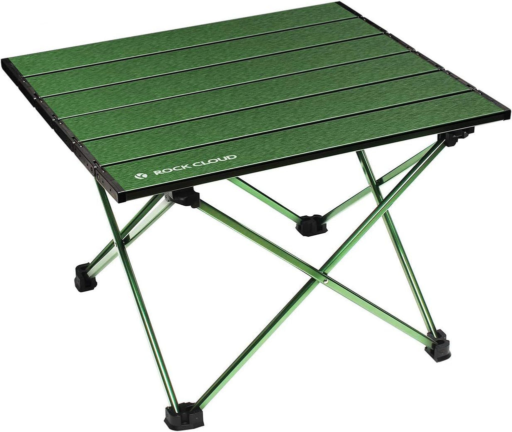 Portable Camping Table Ultralight Aluminum Camp Table with Storage Bag Folding Beach Table for Camping Hiking Backpacking Outdoor Picnic
