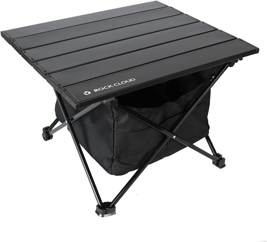 Portable Camping Table Ultralight Aluminum Camp Table with Storage Bag Folding Beach Table for Camping Hiking Backpacking Outdoor Picnic