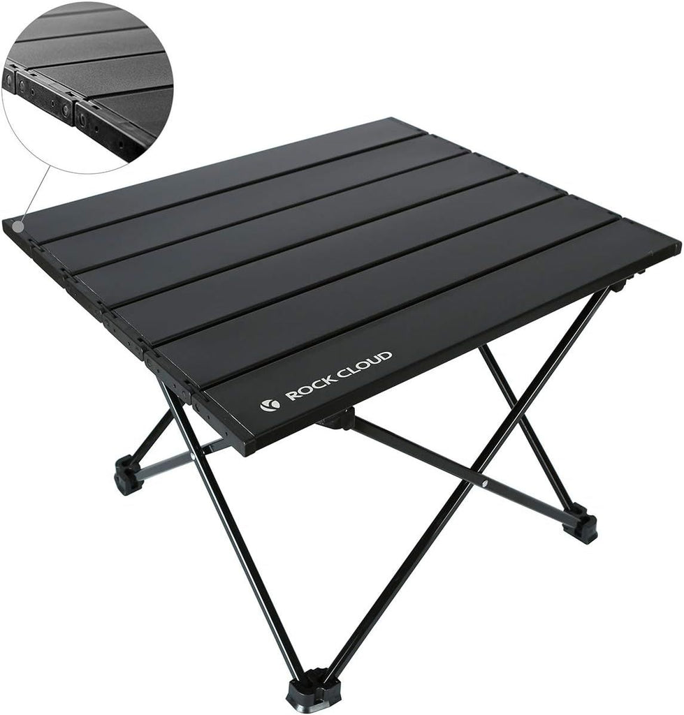 Portable Camping Table Ultralight Aluminum Camp Table with Storage Bag Folding Beach Table for Camping Hiking Backpacking Outdoor Picnic