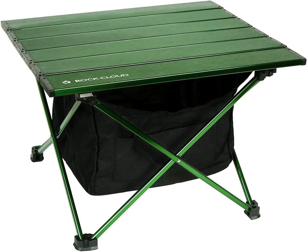 Portable Camping Table Ultralight Aluminum Camp Table with Storage Bag Folding Beach Table for Camping Hiking Backpacking Outdoor Picnic