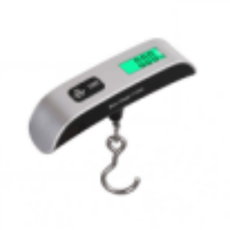 Portable luggage scale with hook, high-precision electronic handheld scale, prevents overweight during international travel, suitable for weighing parcels and packages