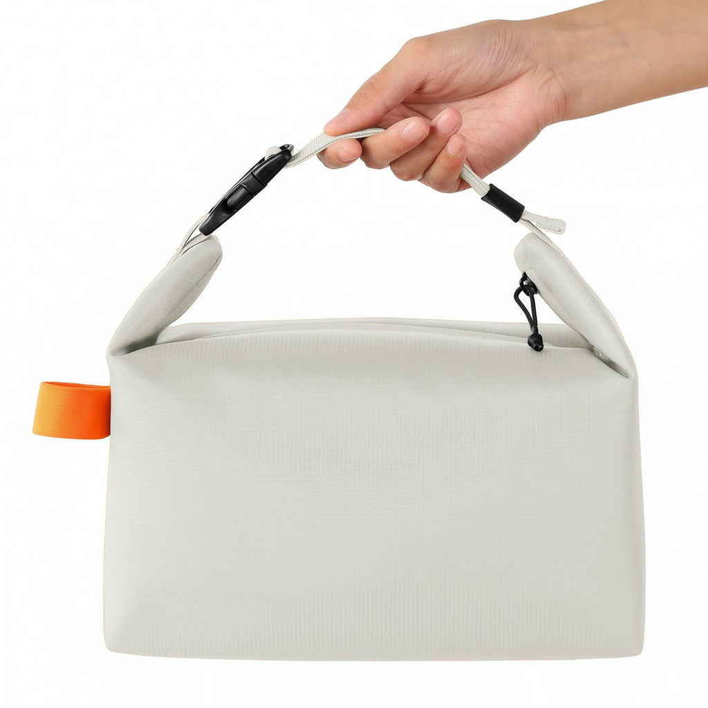 Portable Mini Insulated Storage Bag, Waterproof Oxford Cloth Cooler & Warmer Lunch Bag, Compact Outdoor Carry Insulated Pouch