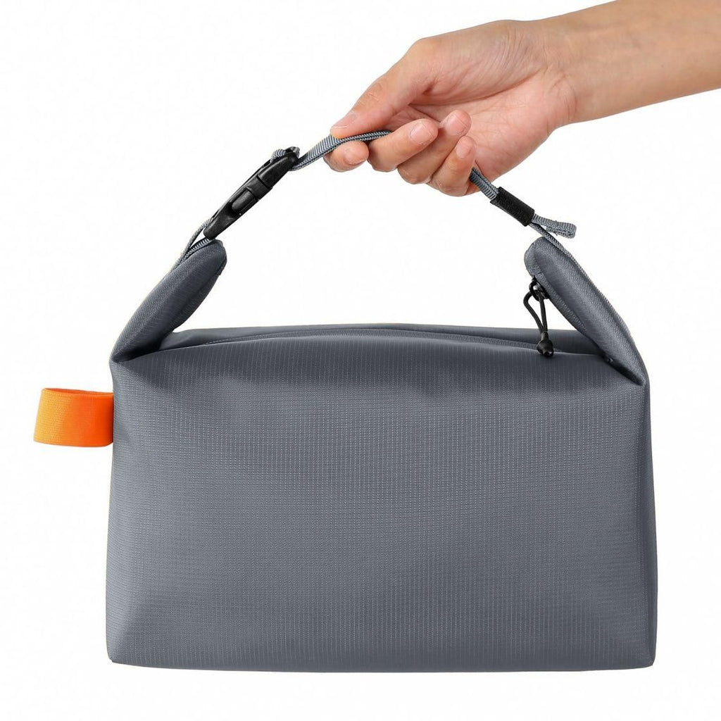 Portable Mini Insulated Storage Bag, Waterproof Oxford Cloth Cooler & Warmer Lunch Bag, Compact Outdoor Carry Insulated Pouch