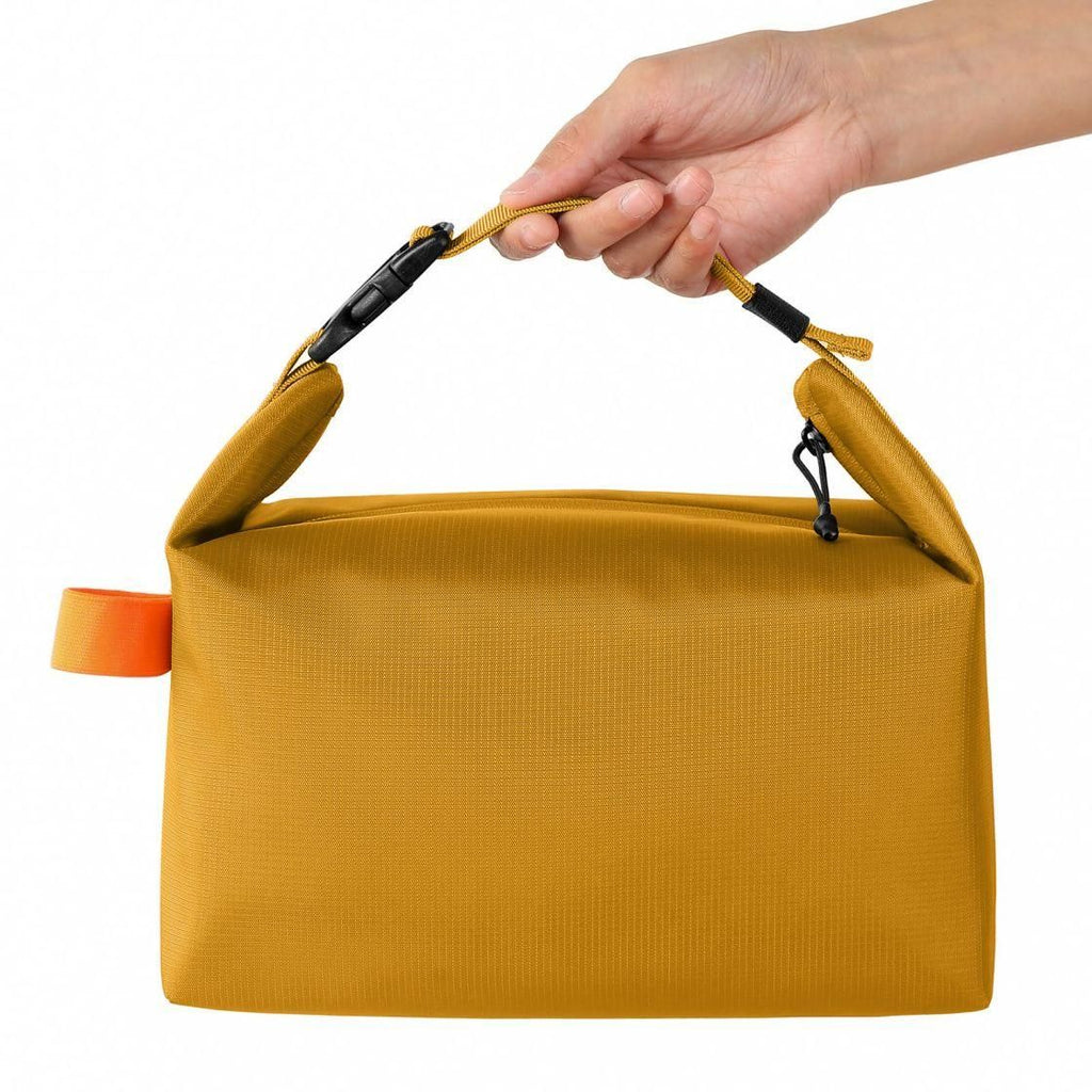 Portable Mini Insulated Storage Bag, Waterproof Oxford Cloth Cooler & Warmer Lunch Bag, Compact Outdoor Carry Insulated Pouch