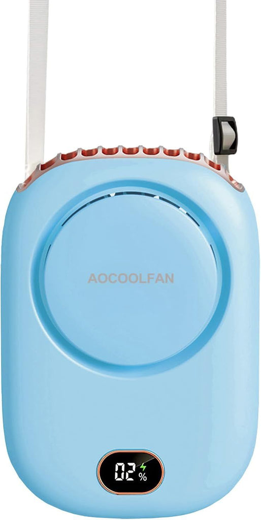 Portable Neck Fan, Mini Small Personal Handheld Fan USB Rechargeable 3 Speed for Girls Boys Woman Eyelash Travel Home Office Outdoor